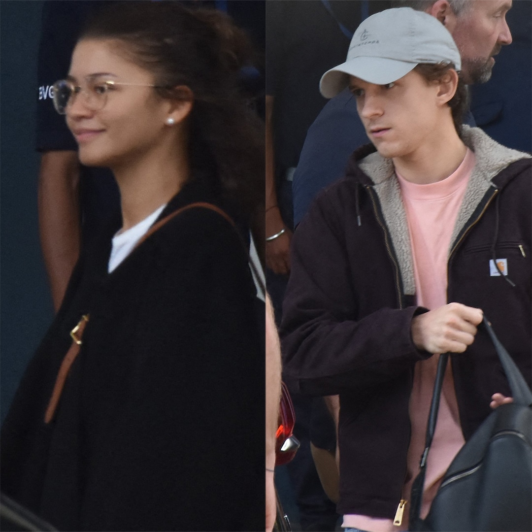 Zendaya and Tom Holland Touch Down in India Together